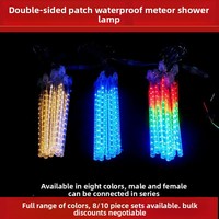 Lumières LED en forme de pluie de météores pour la décoration extérieure des paysages et des cours, éclairage de Noël, indice de protection IP55
