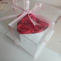 Cajas Transparentes para Pasteles y Cajas de Regalo para Pasteles de Cumpleaños |   Bolsa de Flores para Cumpleaños y Bodas