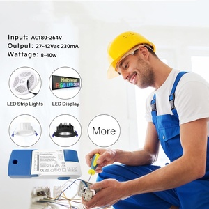 Constant current triac <strong>dimmable</strong> <strong>LED</strong> power driver 8-40w AC180-264V DC30-42V 150-1000mA australian <strong>led</strong> downlight power converter - Product Image 4