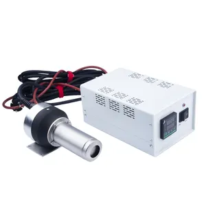 Hot air heater with temperature controller for package machine