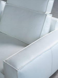 Sofá en Forma de L de Alta Calidad con Costuras Dobles, Sofá Suave y Cómodo para Sala de Estar, Diseño Moderno - Product Image 4