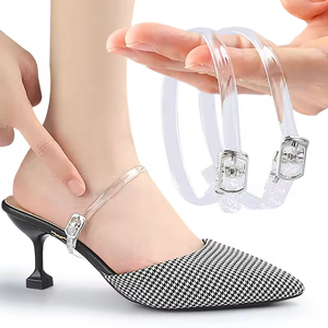 Mới Đến Trong Suốt Vô Hình Cao Gót Giày Dây Đeo TPU Đàn Hồi Chống Lỏng Dây Giày Vành Đai Mắt Cá Chân Dây Đeo Cho Cao Gót - Product Image 2