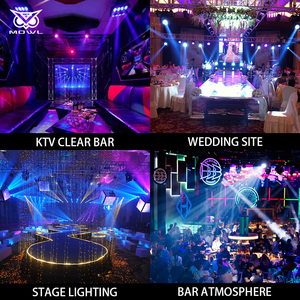 8x3W RGBW mini Spider kép quét xung Strobe chùm dẫn di chuyển đầu ánh sáng cho DJ Bar Đảng Disco - Product Image 6