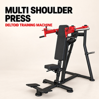 Machine à presser les épaules pour presse à l'épaule assise avec poignées et hauteur de siège réglables - Équipement de gym commercial