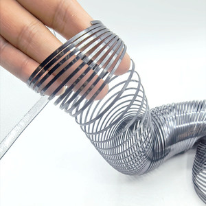 Filo per Braccialetti a Molla in Nitinol, Filo Piatto in Lega a Memoria di Forma, Filo ad Arco Super Elastico in Niti 0.5 - 3.0 mm Resistente alla Piegatura - Product Image 1