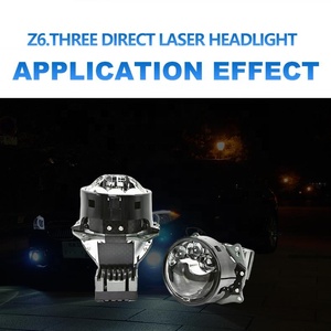 IDISON Z6 fabbrica vendita calda 3 pollici 88W tre colori doppio Multi-funzione obiettivo proiettore anteriore giallo bianco Biled per la nuova auto Prius - Product Image 6