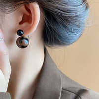 Boucles d'oreilles imprimé léopard Maillard nouvelles boucles d'oreilles explosives de haute qualité boucles d'oreilles tempérament unique de niche