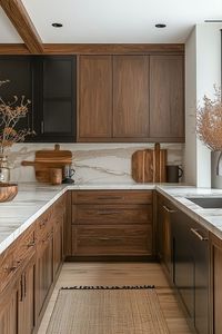 Armoires de <span class=keywords><strong>cuisine</strong></span> en bois de chêne naturel de qualité supérieure, design contemporain encadré pour cuisines résidentielles haut de gamme - Product Image 6