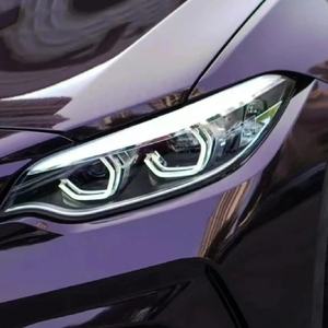 WRAPMASTER 1,52*17m PET Genciana púrpura Auto Body PVC Super brillo metálico Car Wrap vinilo Auto película <span class=keywords><strong>de</strong></span> protección - Product Image 2