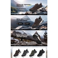 Sepatu olahraga pria dengan sol karet lembut untuk penyerapan guncangan dan sirkulasi udara, sepatu lari modis untuk pria dan wanita.