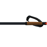 Bâtons de ski télescopiques en fibre de carbone HONOR HX15 Ultra Light, tige de 14 mm, double verrouillage à bascule, longueur réglable 115-145 cm, poignée en mousse EVA