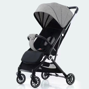 Poussette pliable pour bébé avec cadre en plastique <span class=keywords><strong>et</strong></span> en métal Roues en mousse EVA Ramassage en voiture en un clic <span class=keywords><strong>et</strong></span> manipulation facile - Product Image 4