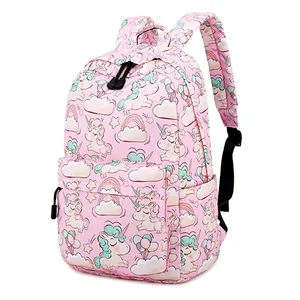 Yeni desging mochilas hafif kızlar kitap çantası çocuklar sırt çantası unicorn okul çantaları