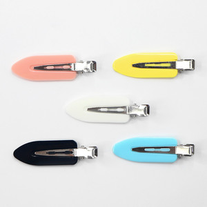 Sans trace épingle à cheveux frange fixe maquillage épingle à cheveux cassée frange métallique <span class=keywords><strong>clip</strong></span> feuille d'acétate peut être personnalisé couleur - Product Image 3