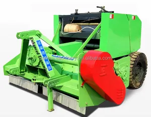 china small bale hot sale mini round farm machinery pine straw automatic caeb dry hay pick up and straw baler twine machine