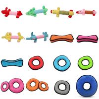 Jouets pour chiens interactifs en peluche et nylon, couleurs et logos personnalisés, nouvelle arrivée, pour nettoyer les dents, jouets à mâcher résistants et écologiques, vente en gros