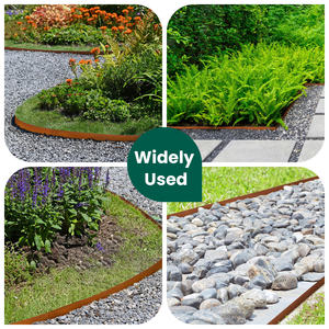 Ribete de jardín de acero corten ribete de paisaje de acero corten-acero-ribete de jardín - Product Image 4