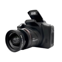 Appareil photo numérique HD professionnel 16 mégapixels, enregistrement photo et vidéo, photographie DV, objectif grand angle détachable, caméra intelligente