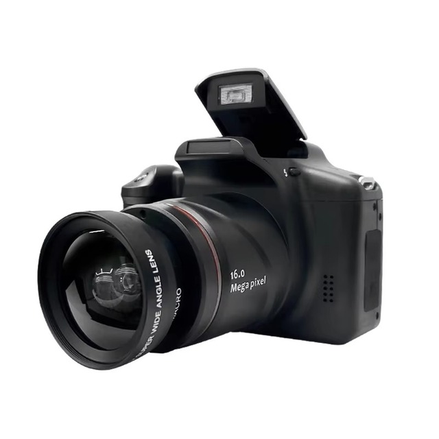 Professional 16 Megapixel Hd Digital Camera Photo Video Recording Dv Photography Detachable Wide Angle Lens Smart Camera