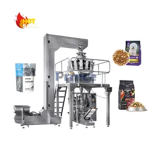 10kg pet food packing large bag filling grains automatic packaging machine dog/cat food package
