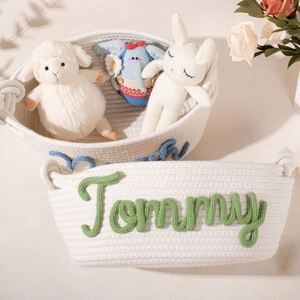 Cesta Tejida a Mano, Cesta de Almacenamiento para el Hogar, para Artículos Diversos de Escritorio, Libros, Juguetes, Clasificación de Ropa - Product Image 5