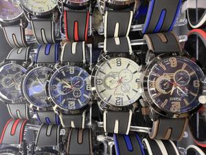 Orologio Meccanico Nanxi 43mm Quadrante Rotondo Cronografo Sportivo da Uomo Cinturino in Gomma Cassa in Acciaio Inossidabile Movimento Analogico - Product Image 3