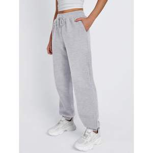 Pantalones de chándal de mujer XL de moda, forrados de lana para invierno, con bolsillos, transpirables, para otoño, estilo lavado y colorido - Product Image 2