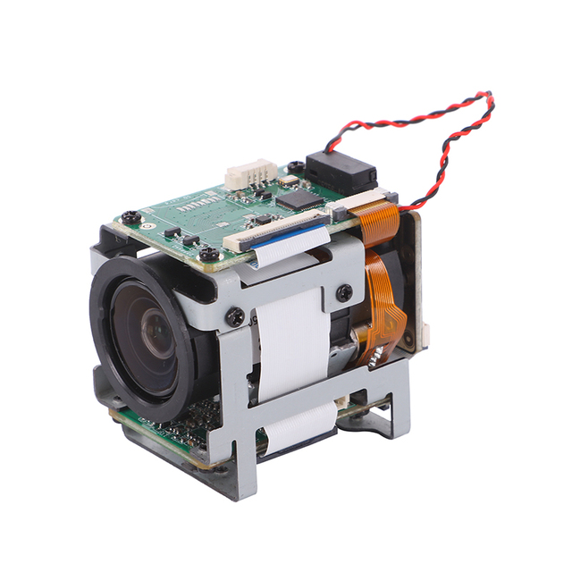 UV-ZNS4104 4mp 4x optical zoom 50m detection small mini size ip output camera module for drone and uav