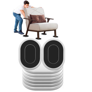 Glissières Magiques pour Meubles, Glissières Rondes en EVA Silicone PTFE avec Patins en Feutre pour Glisser les Meubles et Protéger les Pieds - Product Image 1