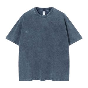 Design Custom 260GSM Heavyweight Cotton Oversized Vintage T-<b>Shirts</b> for Men Acid Washed Streetwear Distressed Blank Tees - Product Image 5