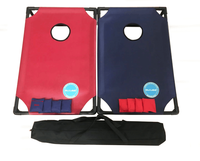 Jeu de lancer 2-en-1 en plastique avec sacs de sable pour jardin, Cornhole, jeux d'extérieur pour enfants, équipement de sport et de loisirs, certifié ASTM