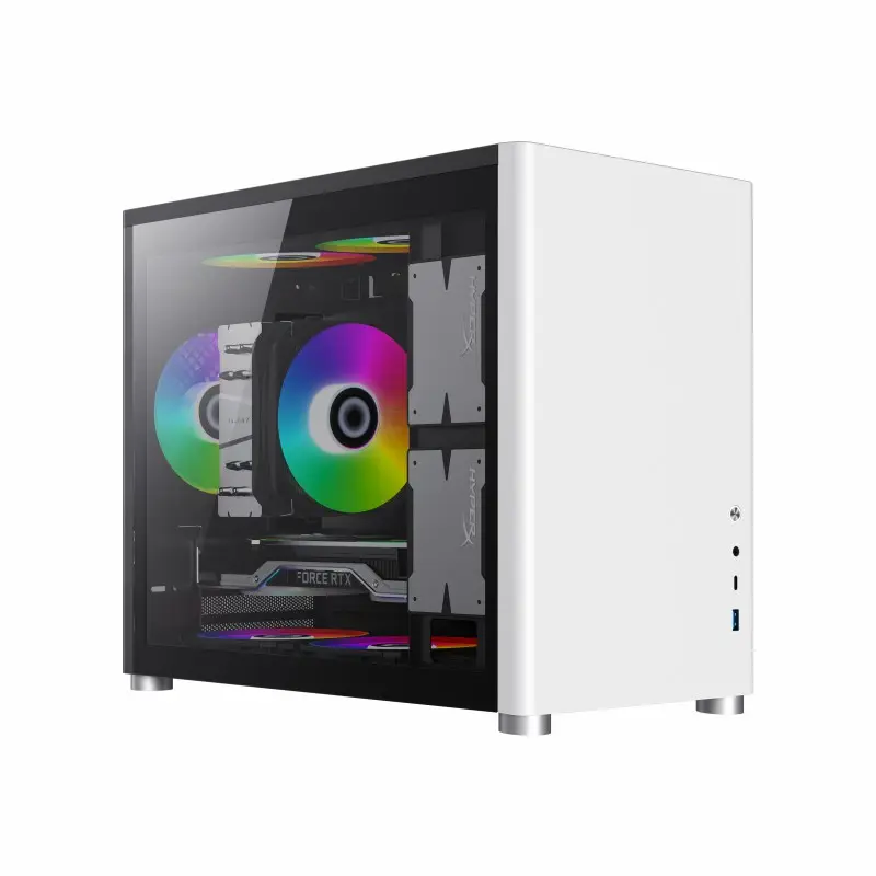 GAMEMAX Spark Micro ATX Vertical airflow feature, gaming computer case, Computer parts