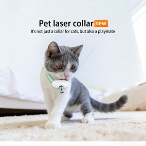<span class=keywords><strong>Collar</strong></span> de Juguete Láser para Gatos, Ajustable, Interactivo, Recargable, de Silicona Inteligente, Moderno, Realista, Antiaburrimiento, Divertido y Portátil - Product Image 2