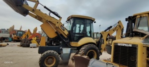 Caterpillar – tractopelle d'occasion Cat 420f, chargeuse sur pneus, machines de rétrocaveuse à vendre, équipement de construction en bon état - Product Image 4
