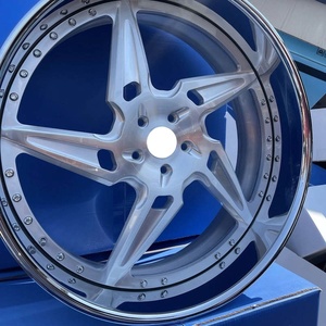 Cerchi Forgiati LZT-1103 Personalizzati per Auto, 22 24 26 Pollici, Bipartiti, con Bordo Cromato e Profilo Profondo, 5x114.3 5x120 per Chevy <span class=keywords><strong>Monte</strong></span> <span class=keywords><strong>Carlo</strong></span> Camaro - Product Image 5