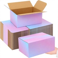 Verzenddozen Medium 9x6x4 inch 30 stuks bulk roze blauw golfkarton verzenddozen voor kleine bedrijven verzending China