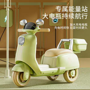 Motocyclette électrique pour enfants Scooty avec musique et histoires, connectivité Bluetooth, pour garçons et filles - Product Image 5