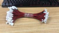 Aksesori Umum harnes kawat listrik JST XH 2.54 MM 2 Pin perempuan ke laki-laki konektor dengan kabel datar untuk kipas dan komputer