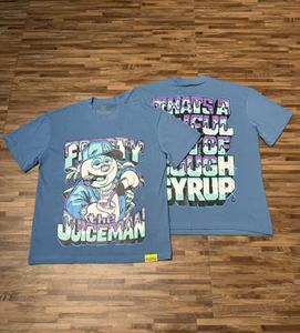 เสื้อยืดคุณภาพสูงสำหรับผู้ชายรุ่นใหม่ล่าสุด ลายพิมพ์ "THAT'S A AWFUL LOT OF COUPH SYRUP" สไตล์ลำลองหลวมๆ พิมพ์ลายแบบสแกนได้ ไซส์ใหญ่ - Product Image 4