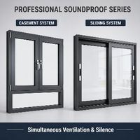 Aislamiento Acústico y Térmico, Vidrio de Aluminio Hueco con Doble Acristalamiento, Ahorro de Energía para Ventanas Residenciales y Comerciales