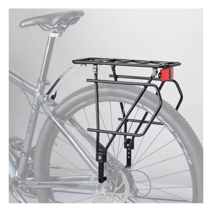 Estante trasero para <span class=keywords><strong>bicicleta</strong></span> de montaña, bastidores de carga traseros de <span class=keywords><strong>bicicleta</strong></span> de aluminio para freno de <span class=keywords><strong>disco</strong></span>/montaje de freno sin <span class=keywords><strong>disco</strong></span> - Product Image 1
