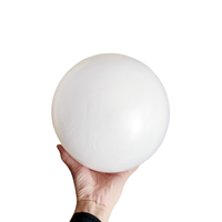 Pelota de Yoga Mini Inflable de PVC de 25 cm, Antiexplosión, Ecológica, para Entrenamiento de Core, Ejercicio en Estudio Pequeño, Fitness, Pilates