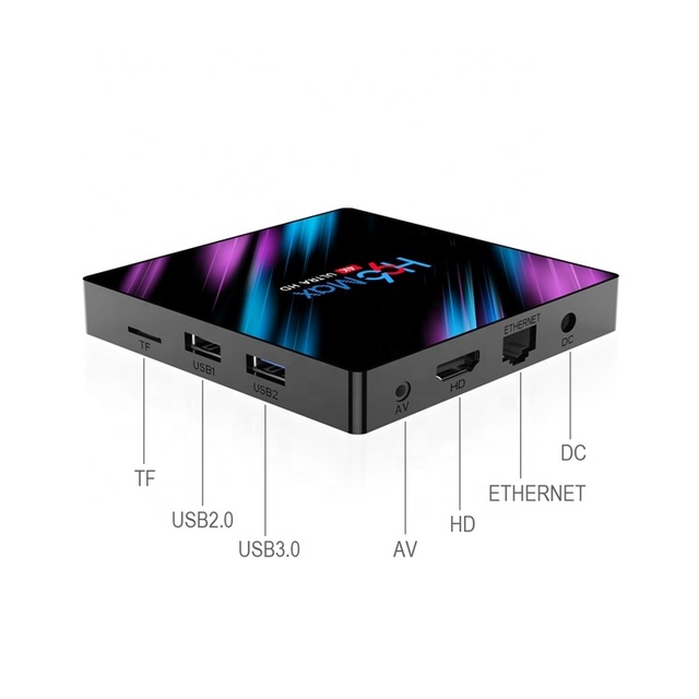 B2B Factory Price H96 Max Rk3318 Professional 4k Dual Wifi OTT Tv Box Android 10.0 Smart OTT Tv Box