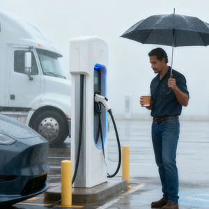Estación de Carga Rápida para Vehículos Eléctricos de 60kW 120kW 160kW 82kW 142kW 182kW, Cargador de CC para Autos Eléctricos - Product Image 5