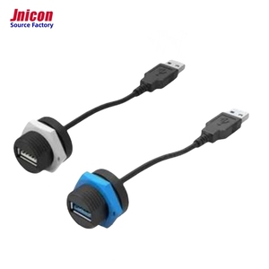 Jnicon <span class=keywords><strong>3.0</strong></span> <span class=keywords><strong>USB</strong></span> 2.0 Bộ chuyển đổi giắc cắm Bảng điều khiển Type-C gắn kết giao phối Ổ cắm Nam sang nữ ổ cắm kết nối chống nước IP67 - Product Image 5