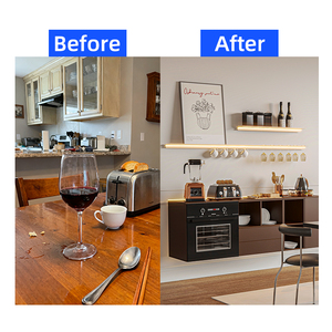 Vendita calda modulare facile regolazione in lega di alluminio decorazione per la casa mensola a muro per il soggiorno - Product Image 4