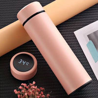 Bouteille d'eau intelligente avec affichage de la température à LED, tasses thermiques intelligentes en acier inoxydable bon marché, flacons sous vide et thermos modernes 100 pièces