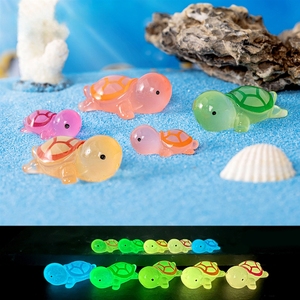 Nouveaux produits transfrontaliers Weij : <span class=keywords><strong>tortue</strong></span> mignonne éclairée la nuit, aquarium, pendentifs décoratifs DIY, accessoires et petits ornements - Product Image 2