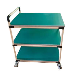 Carrito de taller Antiestático de acero con estantes de tubo compuesto, carro móvil de 48V para clasificación de línea de montaje - Product Image 4