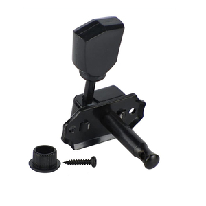 Juego de Clavijas de Afinación para Guitarra Estilo Keystone Vintage Deluxe de 6 Pulgadas en Línea, Color Negro, para Guitarra LP - Product Image 4